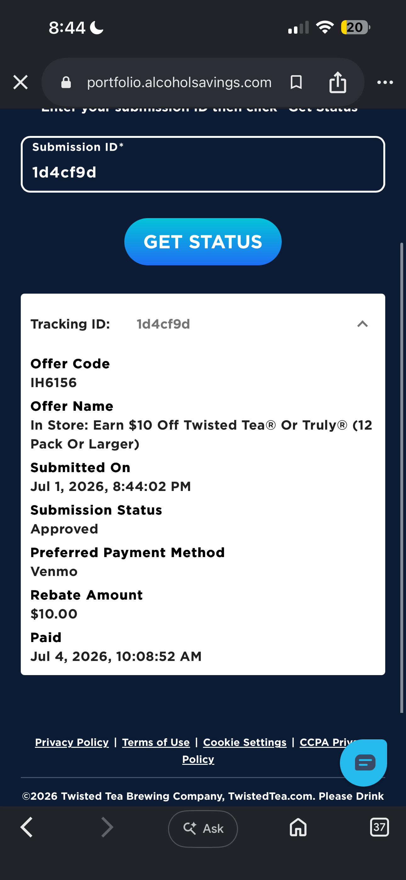 Captured using Photo